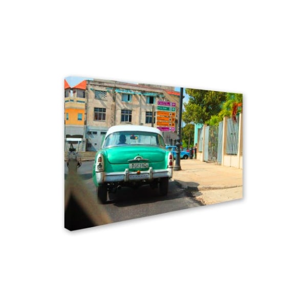 Masters Fine Art 'American Car In Havana' Canvas Art,12x19